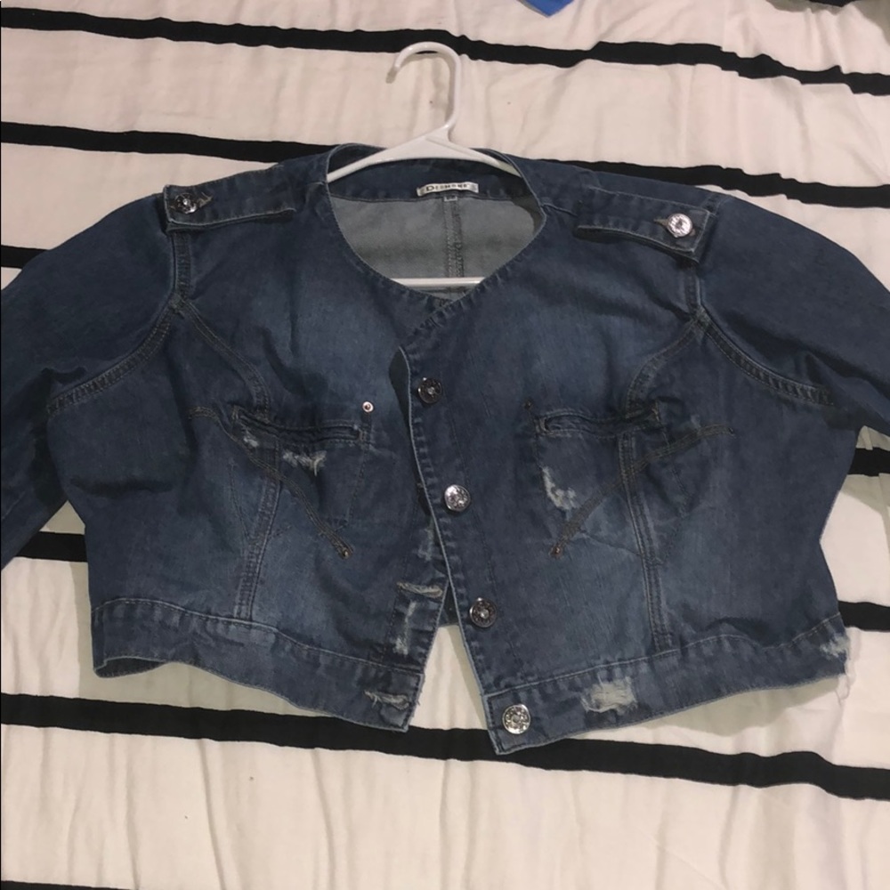 Cute Cropped Jean Jacket
